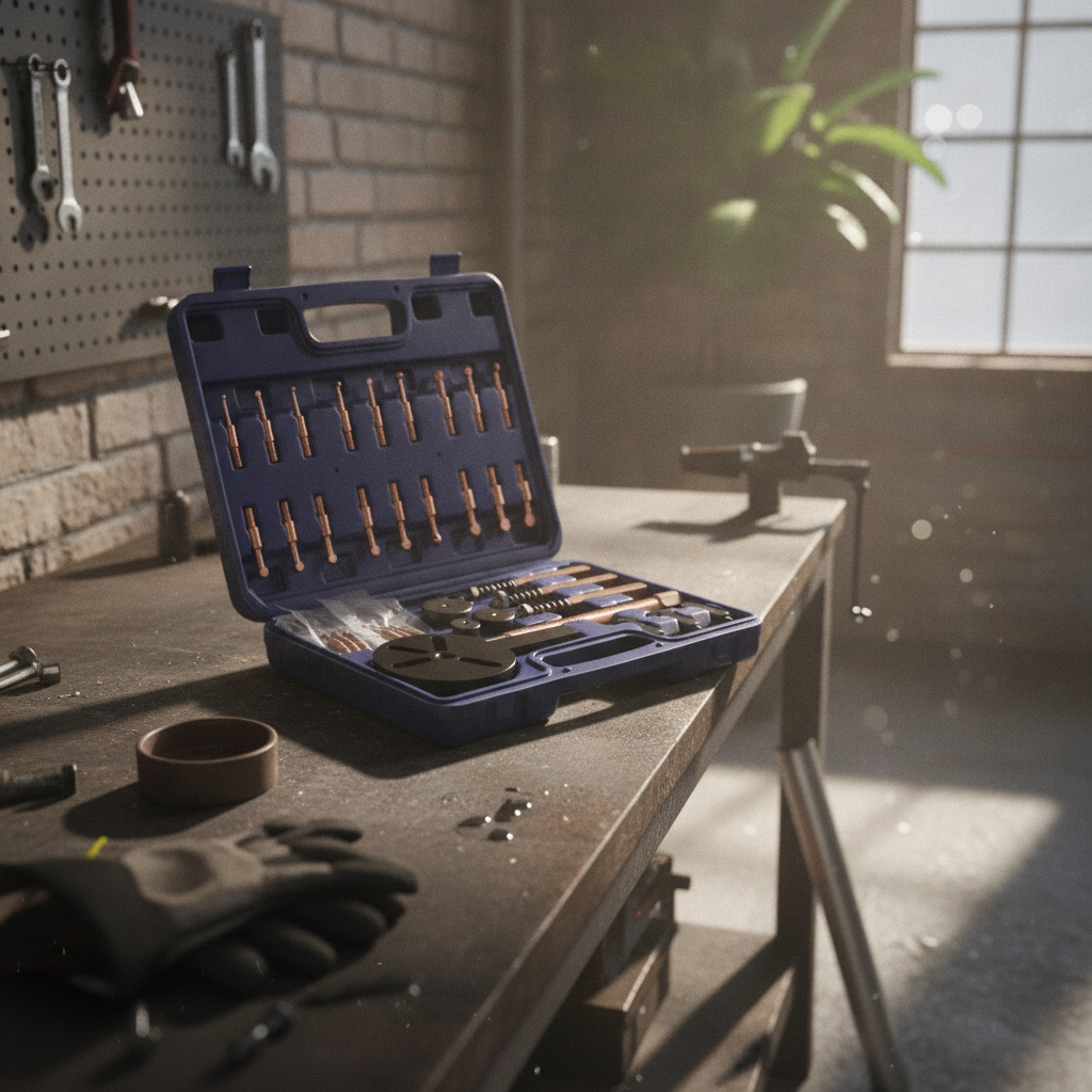 Tools For Garage - Bearing Puller Kit with Case Organized