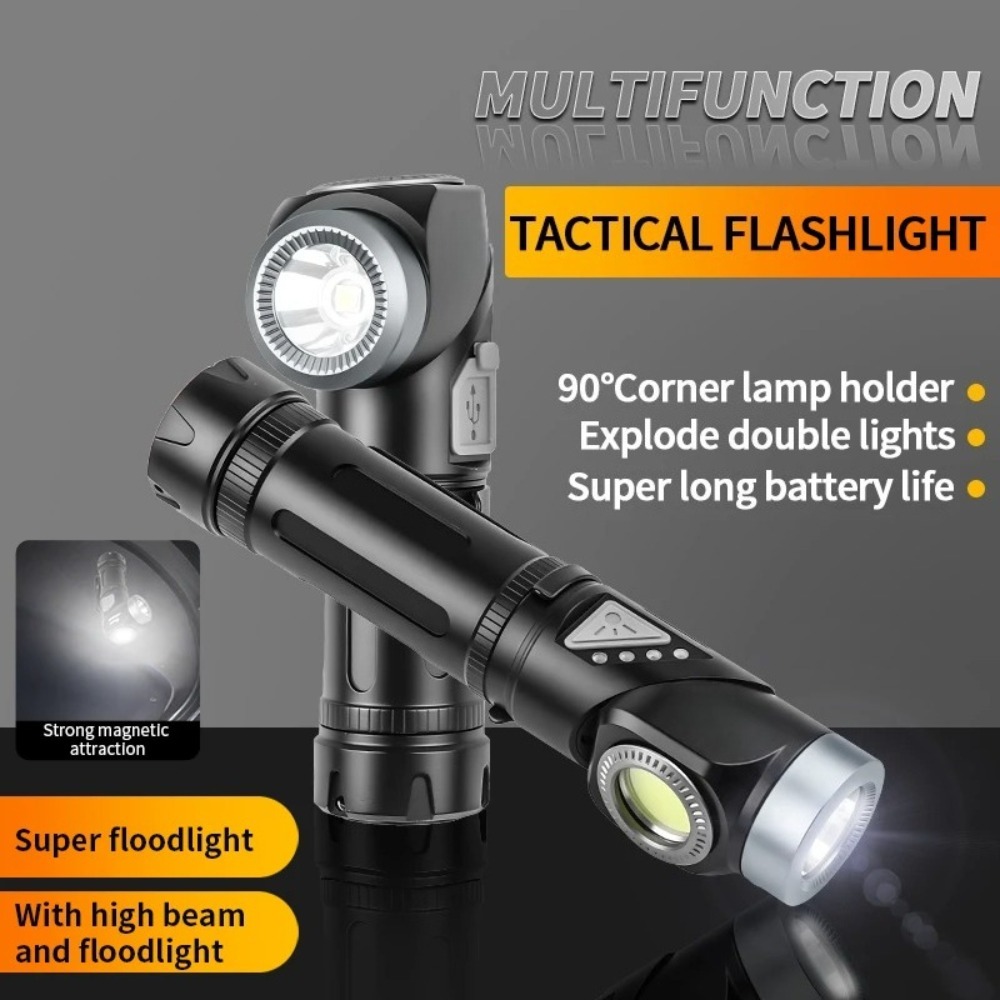 Tools For Garage - Rotatable Work Flashlight Strong Magnetic Base