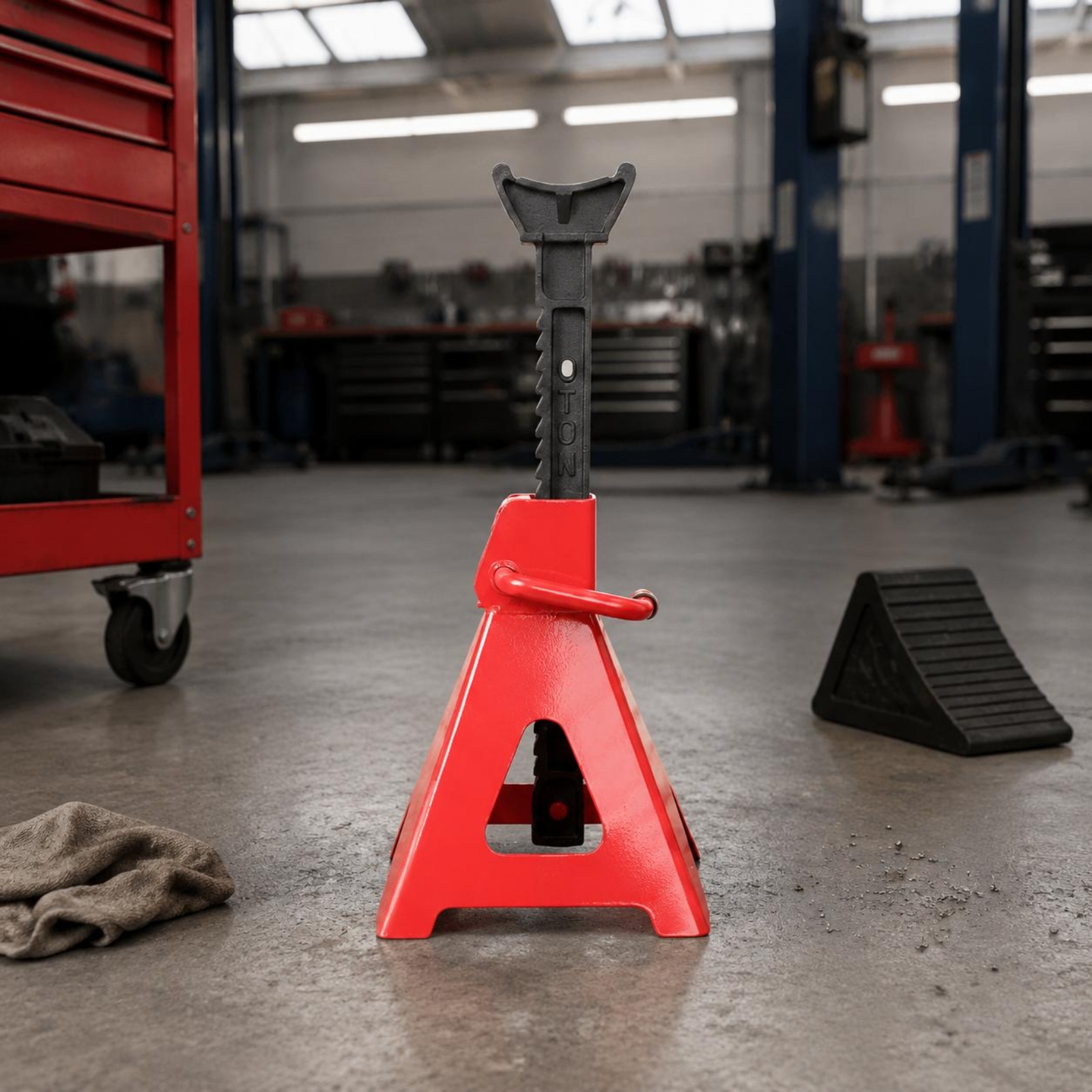 2 Pieces Lift Stands Wide Base - مراجعة Tools For Garage وسعره