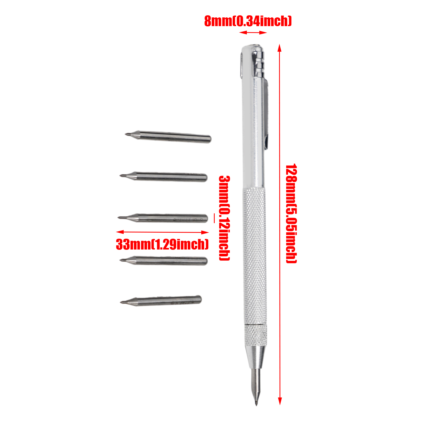 1 Set Scriber Pen Stainless St - مراجعة Workshop Hand Tools And Equipment وسعره