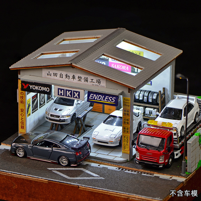 1:64 Scale DIY Auto Repair Sho - مراجعة Tools For Garage وسعره