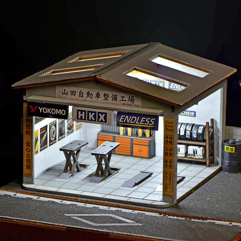 1:64 Scale DIY Auto Repair Sho - مراجعة Tools For Garage وسعره