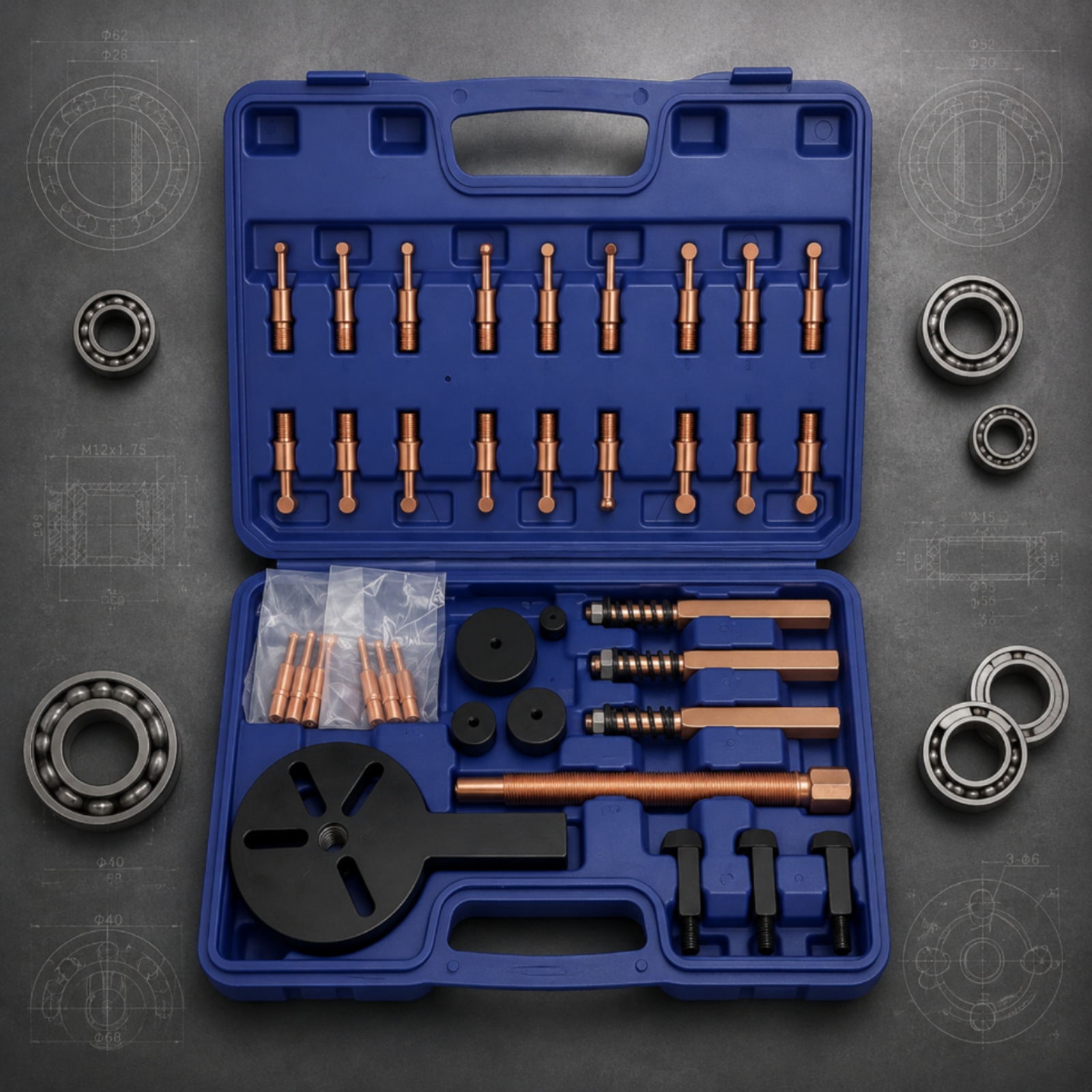 Bearing Puller Kit with Case O - مراجعة Tools For Garage وسعره