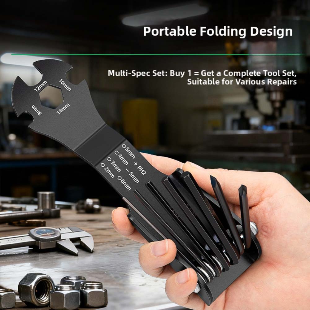 1pc Multi-functional Folding H - مراجعة Workshop Hand Tools And Equipment وسعره