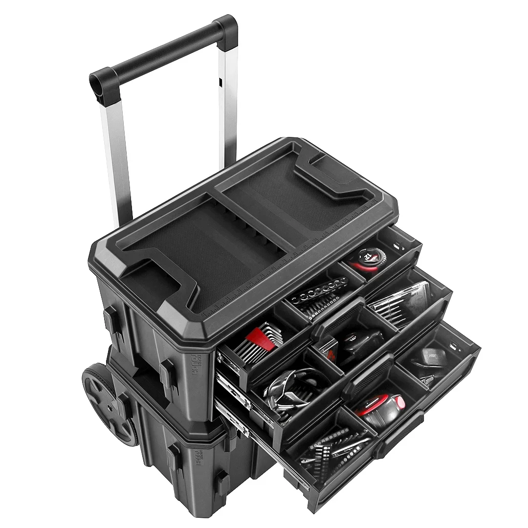 3-Tier Stackable 3 Drawer Tool - مراجعة Workshop Tools Classification وسعره