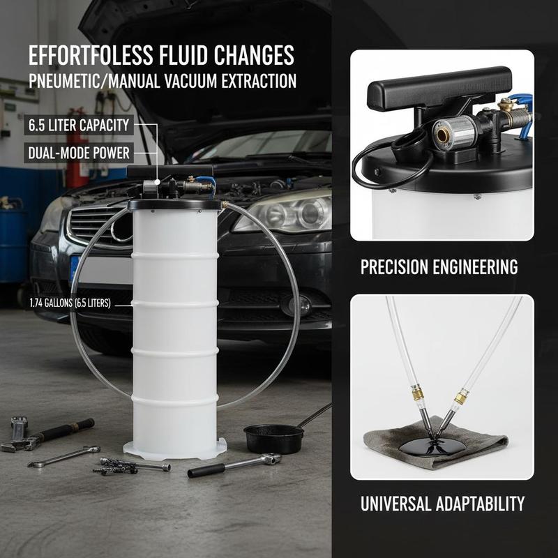 Free Shipping-Oil Change Pump  - مراجعة Tools For Garage وسعره