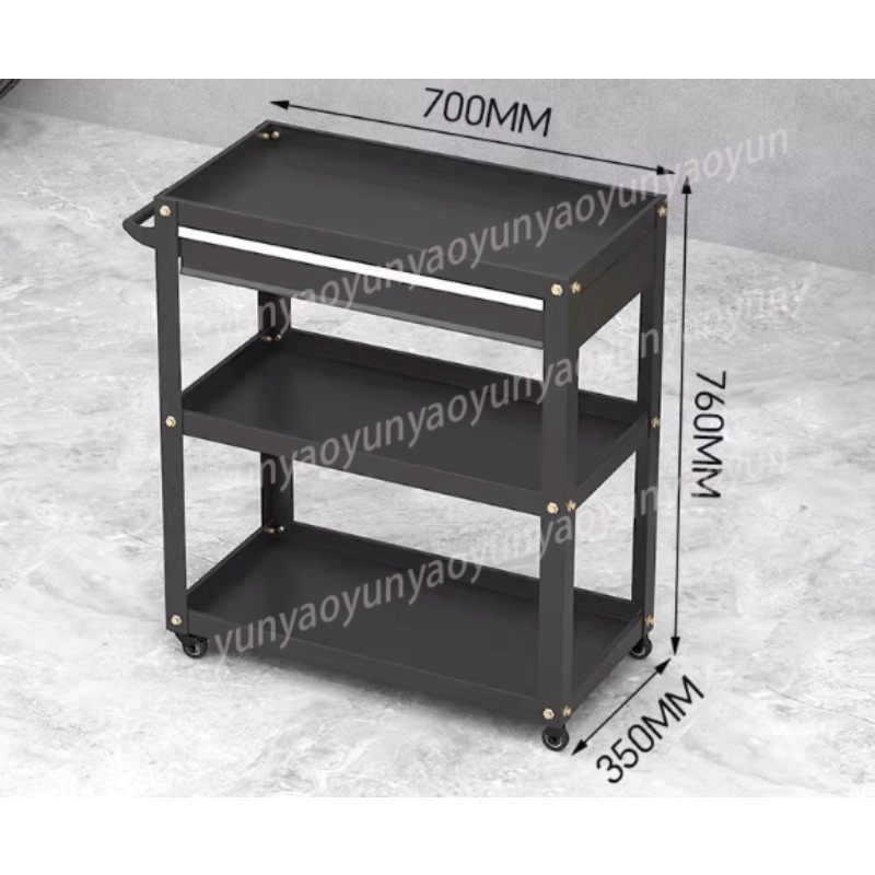 Heavy Duty 3 Tier Rolling Cart - مراجعة Workshop Tools Trolley وسعره