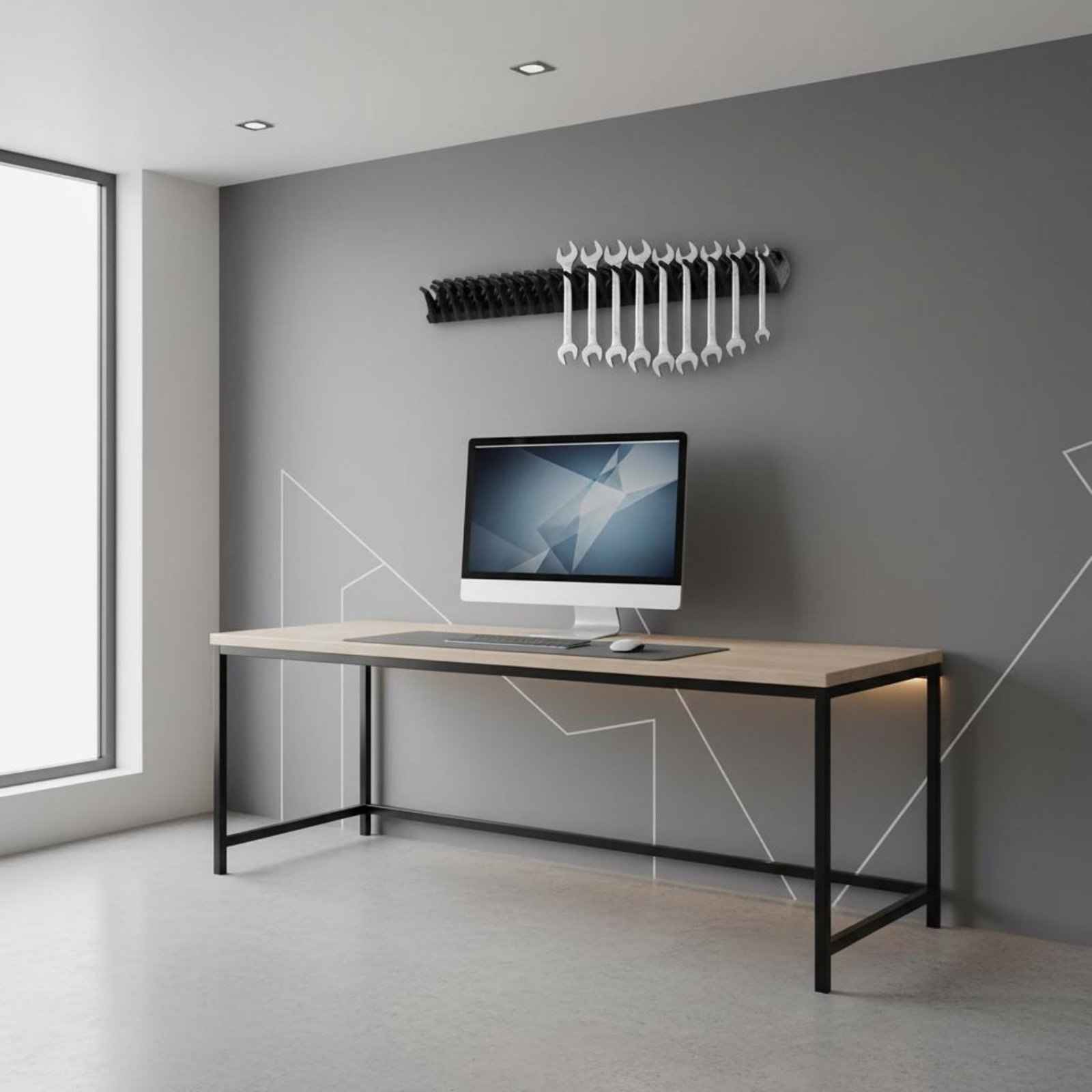 Wrench Storage Rail Includes S - مراجعة Tools For Garage وسعره