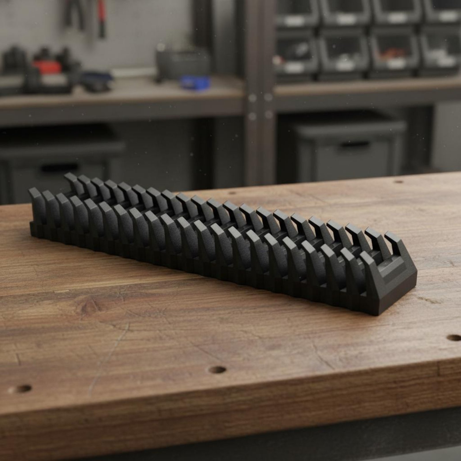 Wrench Storage Rail Includes S - مراجعة Tools For Garage وسعره