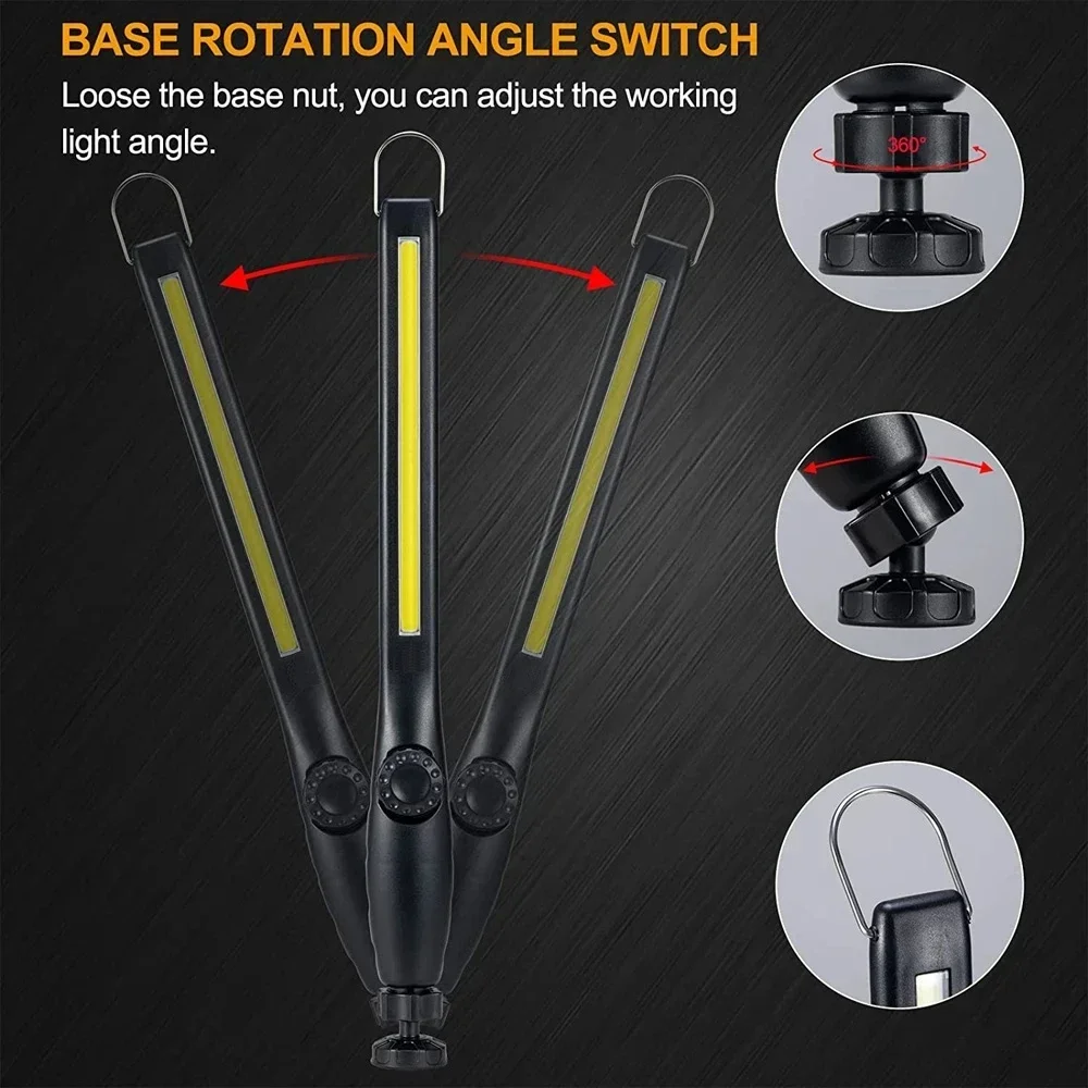 Portable COB LED Work Light US - مراجعة Tools For Garage وسعره