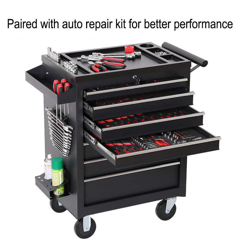 5 Drawer Storage Tool Box Trol - مراجعة Workshop Tools Trolley وسعره