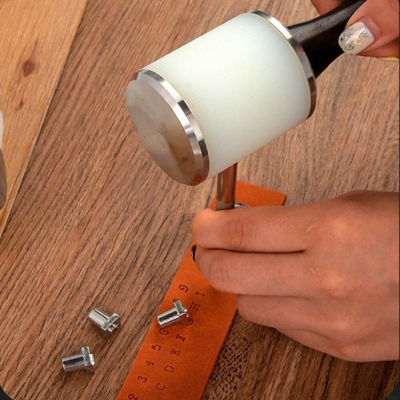 DIY Leather Crafts Mallet Long - مراجعة Mallet Wood Carving وسعره