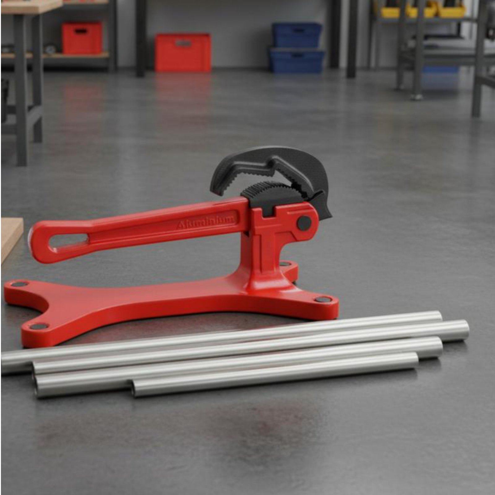 Yoke Pipe Vise Sturdy-Duty Por - مراجعة Tools In Workshop وسعره