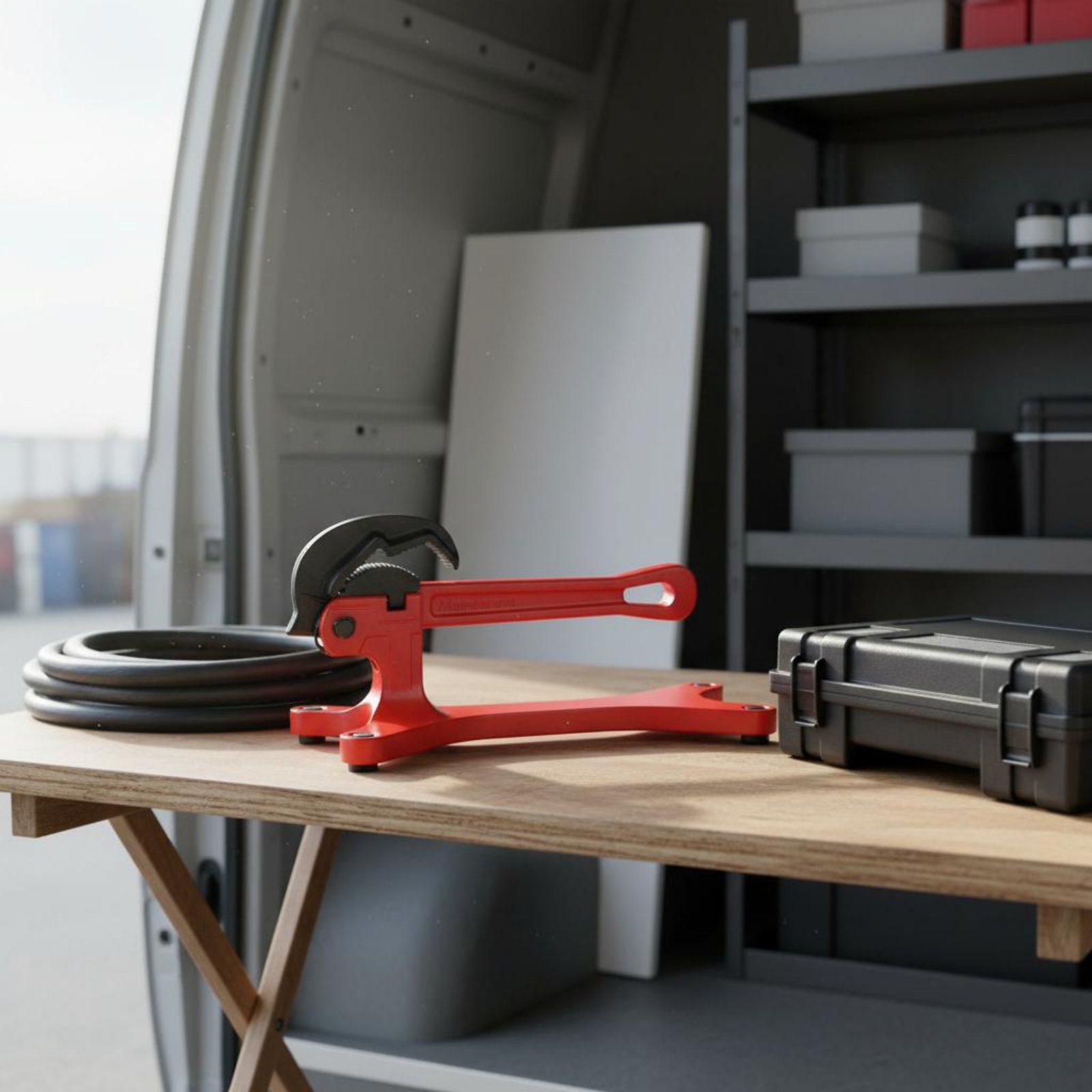 Self-Locking Pipe Wrench Porta - مراجعة Tools In Workshop وسعره