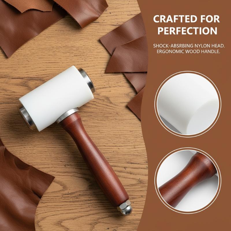 1PC Leather Carving Hammer Lea - مراجعة Mallet Wood Carving وسعره