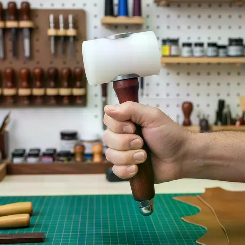 1PC Leather Carving Hammer Lea - مراجعة Mallet Wood Carving وسعره
