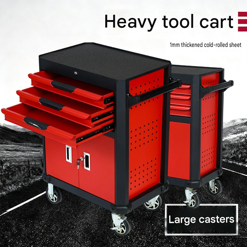 Heavy Duty Multi Drawer Tool T - مراجعة Workshop Tools Trolley وسعره