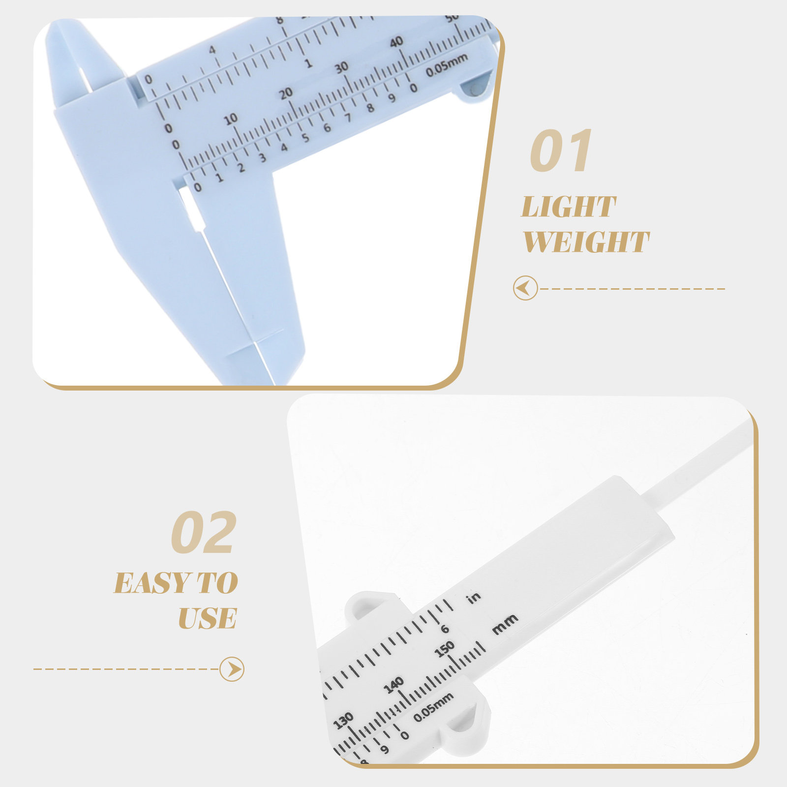 4Pcs Plastic Calipers 150Mm No - مراجعة Workshop Tools In Engineering وسعره