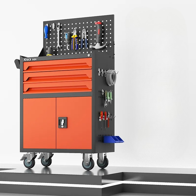 Mobile Tool Cart Cabinet Works - مراجعة Workshop Tools Trolley وسعره