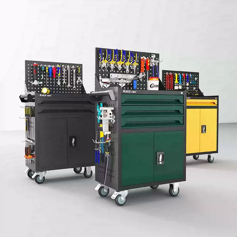 Mobile Tool Cart Cabinet Works - مراجعة Workshop Tools Trolley وسعره