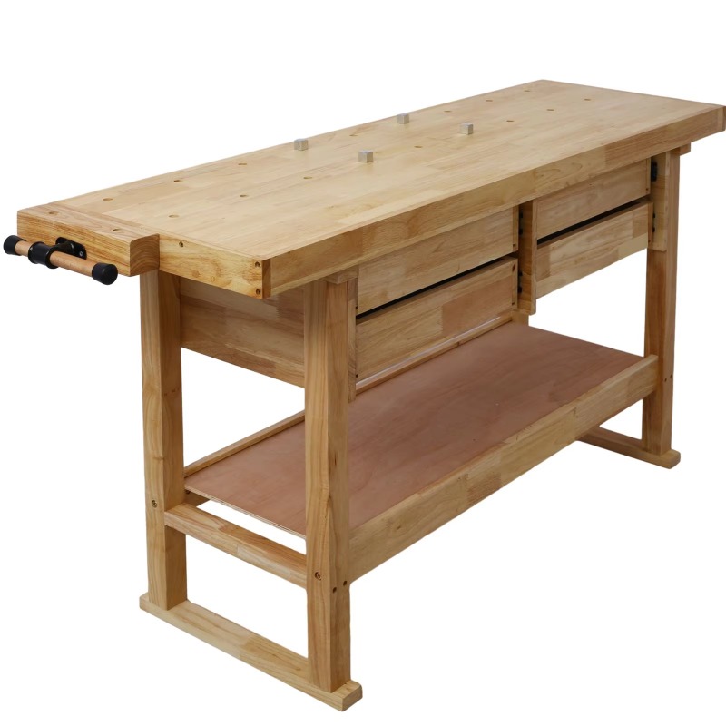 DB 60in steel workbench with 4 - مراجعة Tools Used In Wood Workshop وسعره
