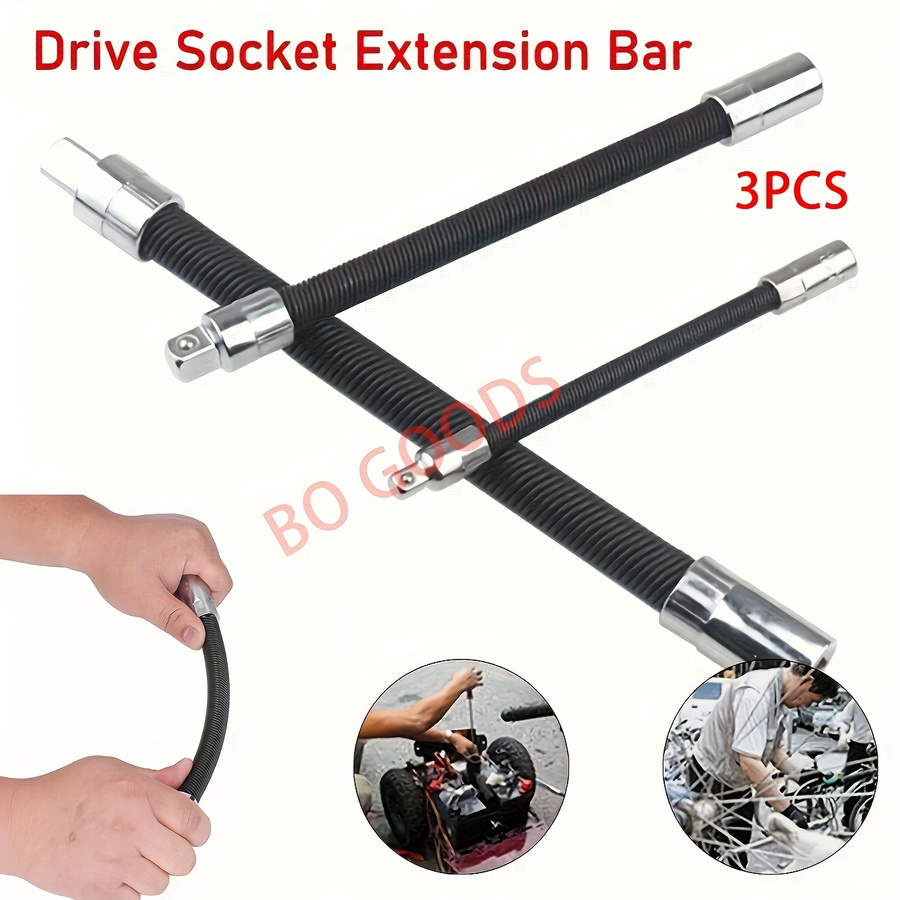 3pcs Impact Socket & Flexible  - مراجعة Tools In Workshop وسعره