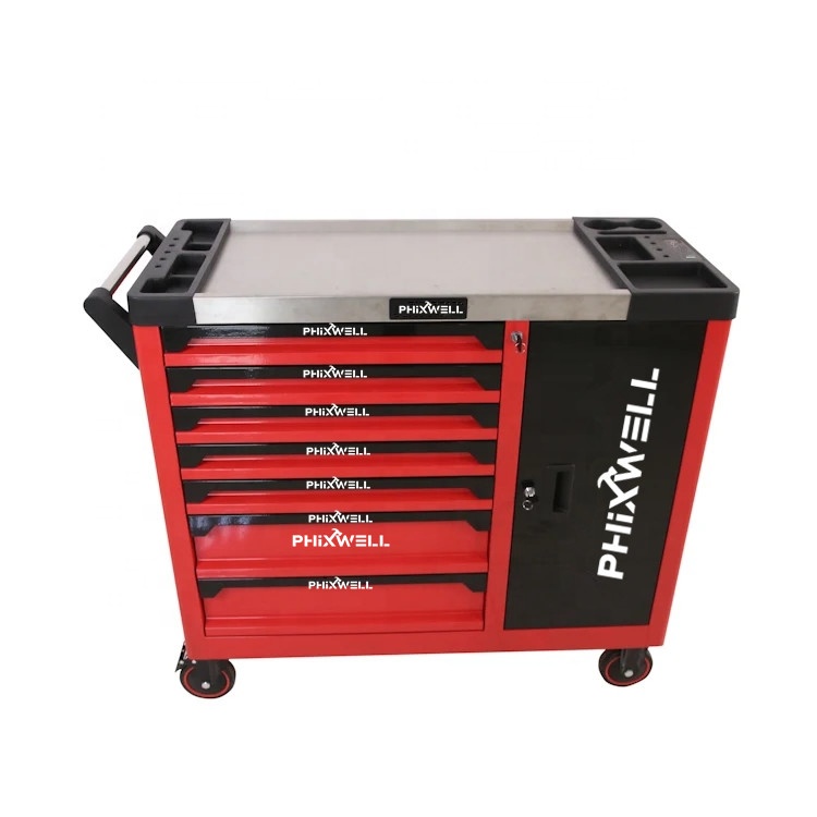 Phixwell XXL 7 Drawers Tool Ca - مراجعة Workshop Tools Trolley وسعره