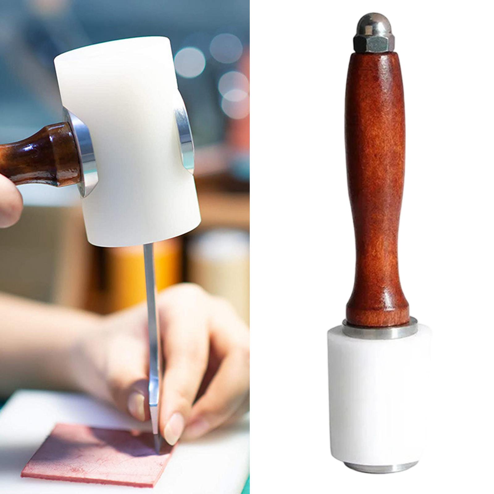 Leathercraft Hammer Supplies P - مراجعة Mallet Wood Carving وسعره