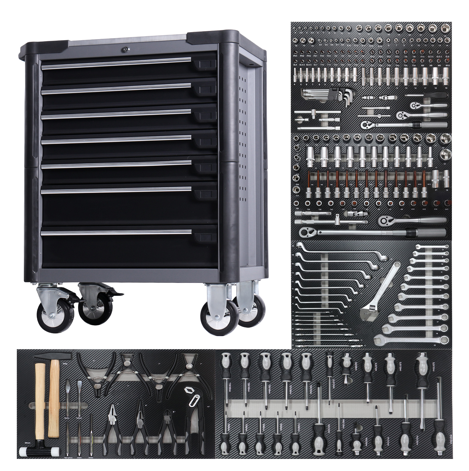 Pro 7-Draw Rolling Tools Cabin - مراجعة Workshop Tools Trolley وسعره